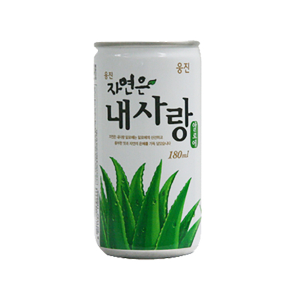 웅진 자연은내사랑 알로에 180ml 캔 썸네일 2