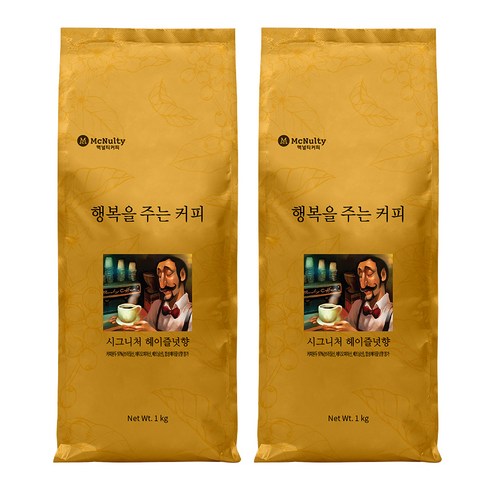 맥널티 헤이즐넛향 삼각 원두커피백 원컵 10온즈 3G x 1EA 썸네일 2
