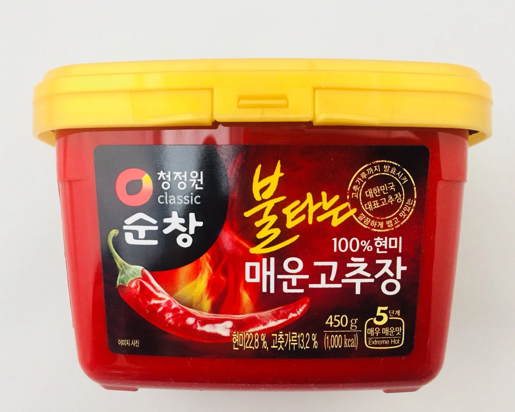 청정원 순창 우리쌀로 만든 불타는 매운 고추장 200g 썸네일 2
