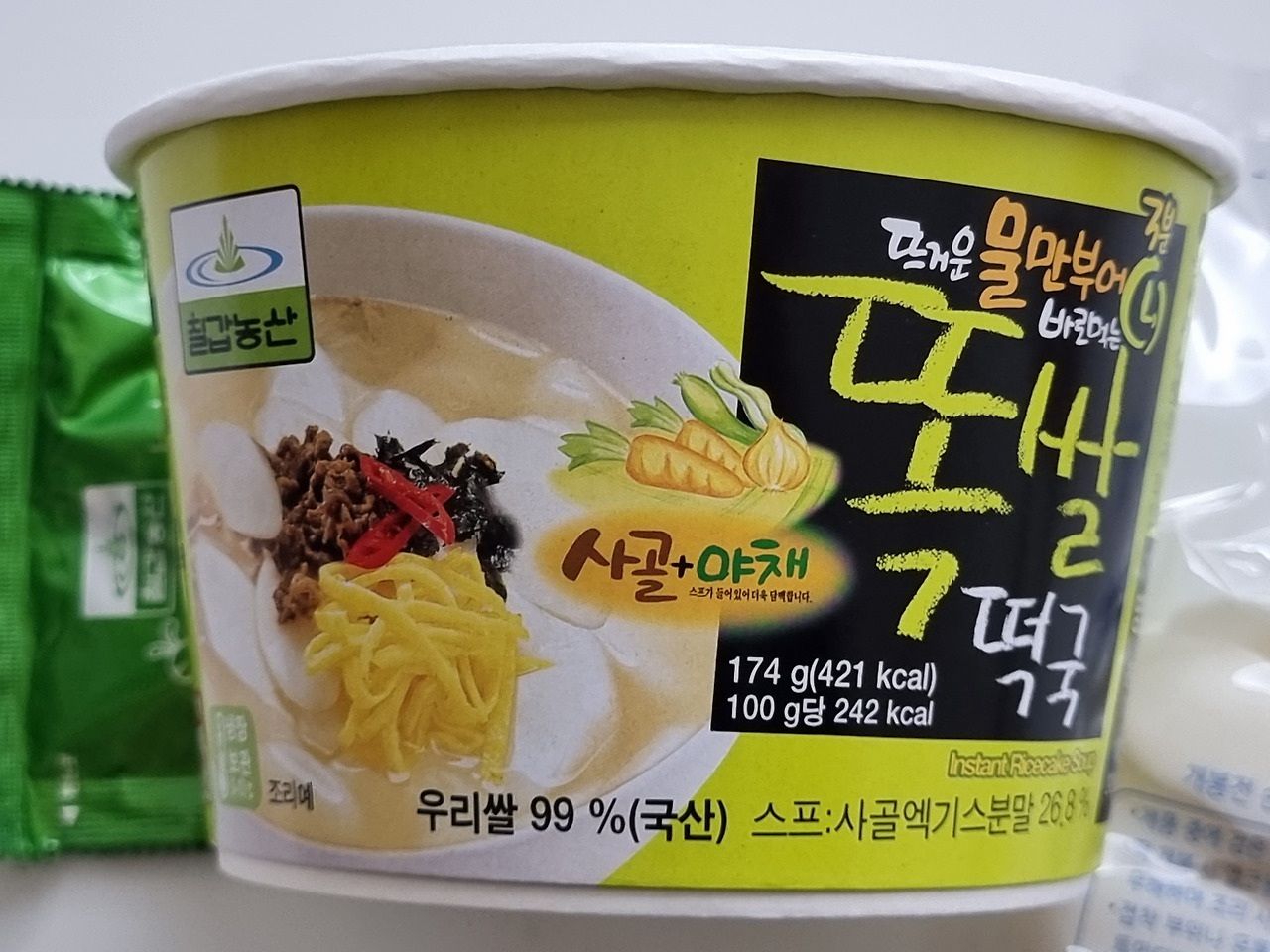 칠갑농산 손큰 손큰즉석사골떡국 354G x 2EA 썸네일 2