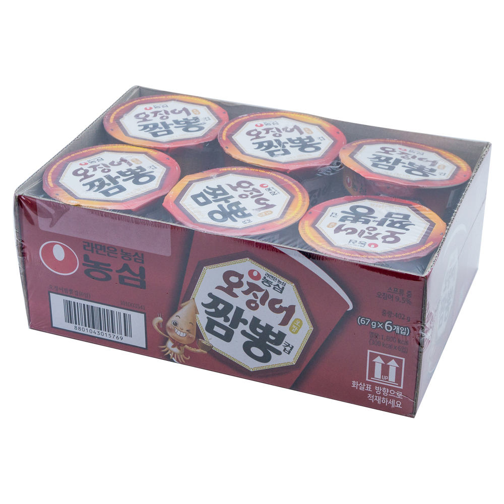 농심 오징어짬뽕컵 67G x 6EA 썸네일 2
