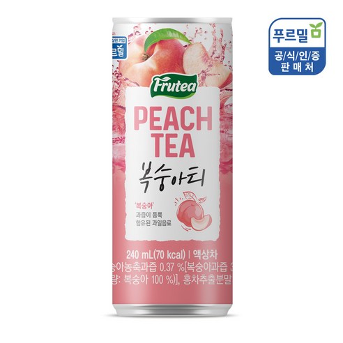 푸르밀  푸르티 복숭아티 240㎖*6 썸네일 2