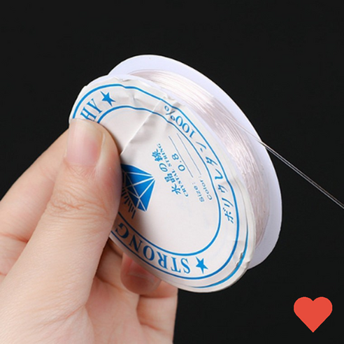 늘어나는낚시줄 0.8cm 투명 썸네일 3