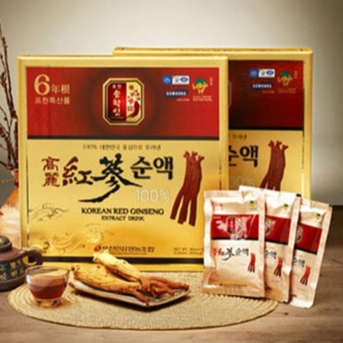 삼흥 강개상인 6년근 고려 홍삼순액골드 80ml×30포 썸네일 2
