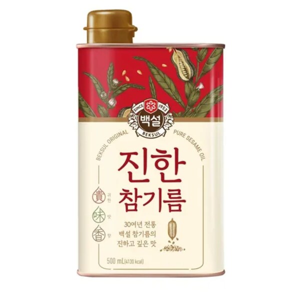 백설 진한참기름 500ML(캔) 썸네일 2