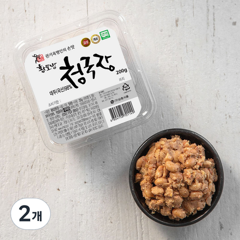 상촌식품웃말 마늘청국장 200g 썸네일 2