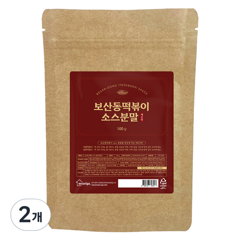 주식회사더밥 밥생각나는소스 순한매운맛 100G x 1EA 썸네일 2