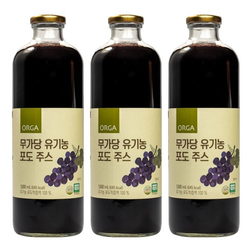 웰팜 - 자연주의 유기농 콩코드포도주스 500ml 썸네일 2