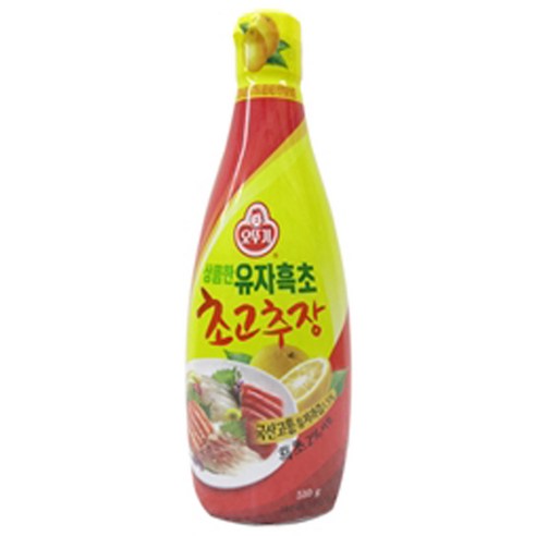 (주)오뚜기 상큼한유자흑초초고추장 300G 썸네일 2