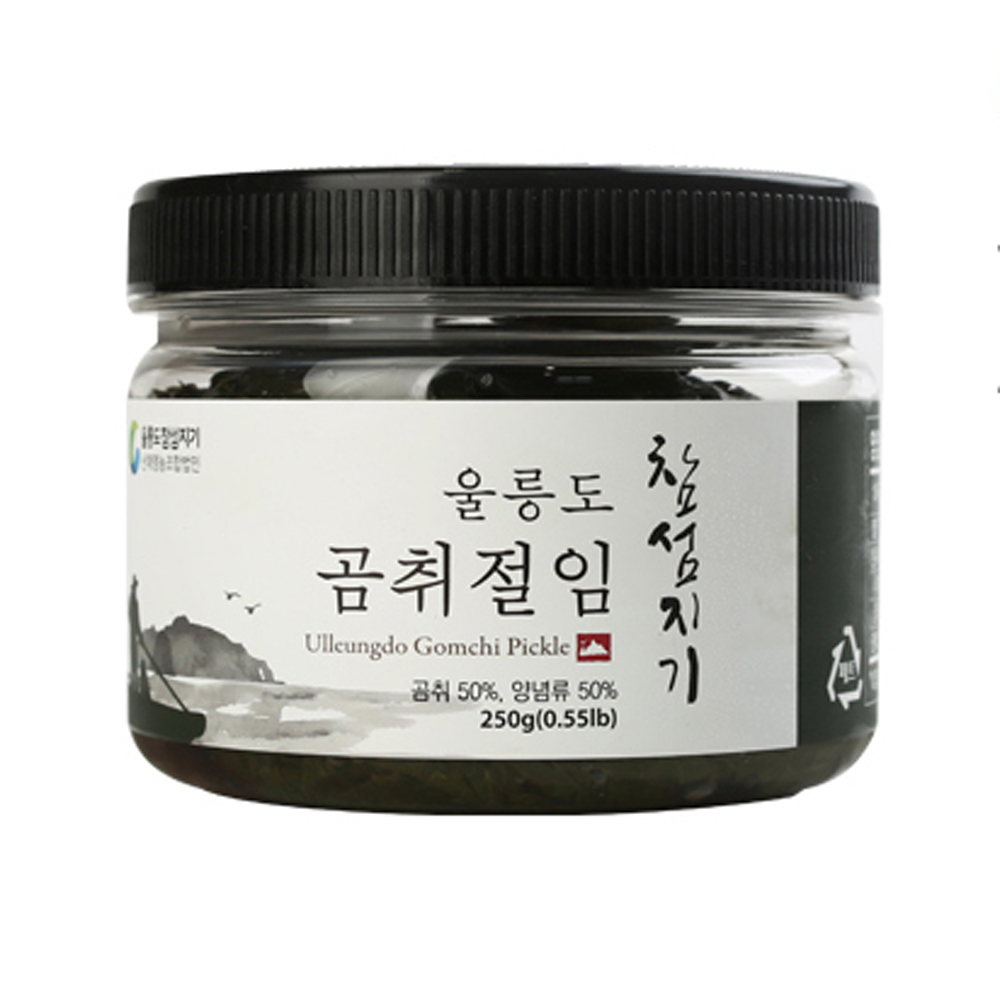 울릉식품 울릉도참섬지기 미역취절임(250g) 250G x 1EA 썸네일 2