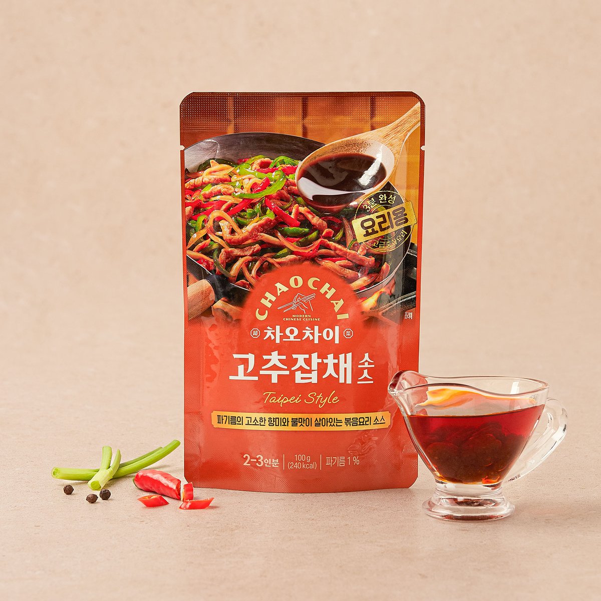 오뚜기 5분쿠킹 고추잡채소스 100G 썸네일 2