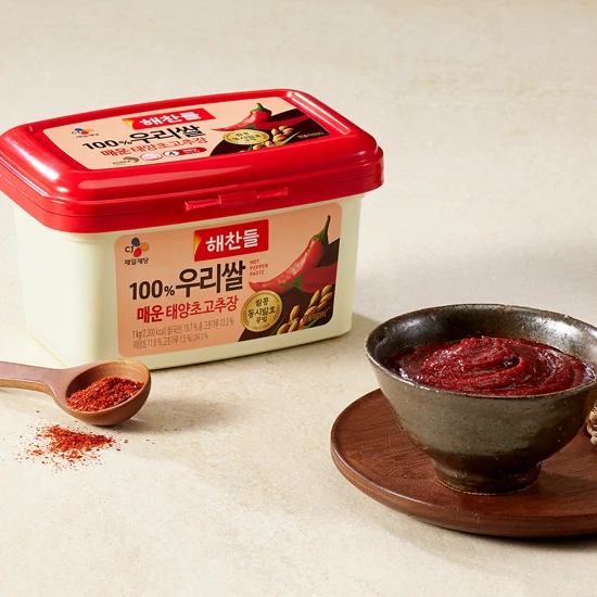 해찬들 태양초 매운 고추장 1kg 썸네일 3