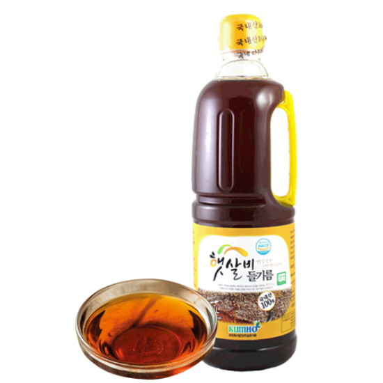 맛뜨락고소한들기름(국산)1L 썸네일 3