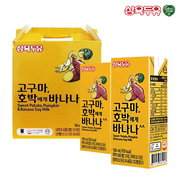 삼육식품 삼육두유 바나나두유 140G x 24EA 썸네일 2