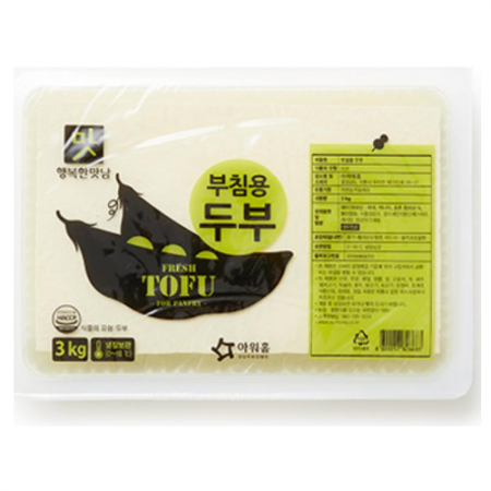 (주)아워홈 담백하고 단단한 국산콩 두부(부침용) 390G x 1EA 썸네일 3