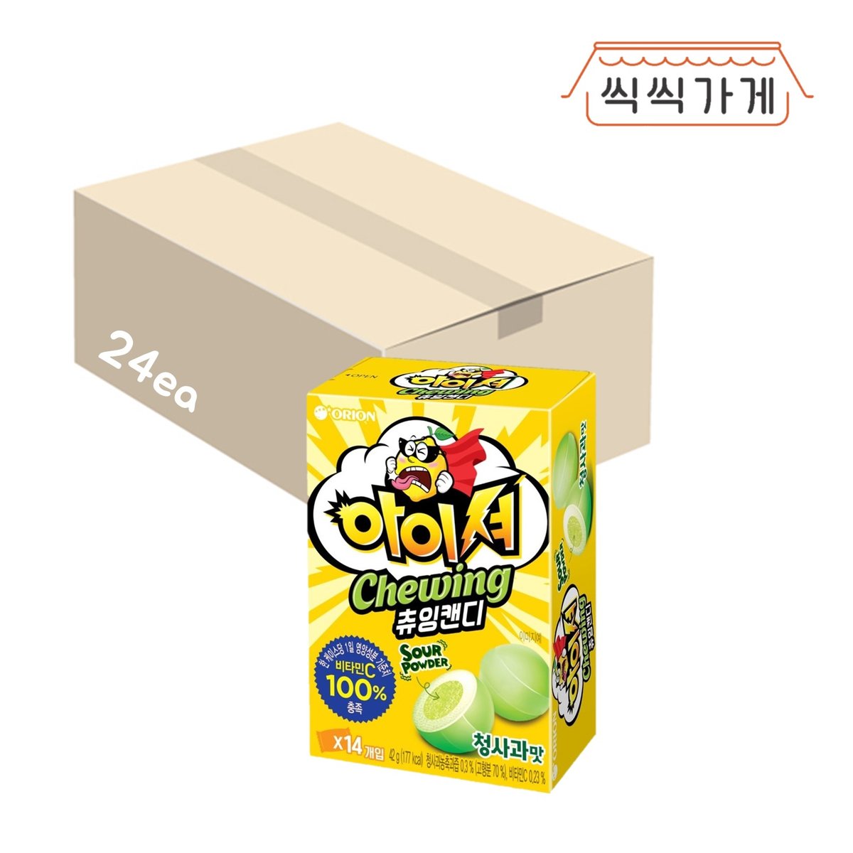 아이셔츄잉캔디/청사과맛 썸네일 3