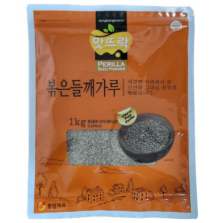 맛뜨락 거친들깨가루(중국)pe1kg 썸네일 2