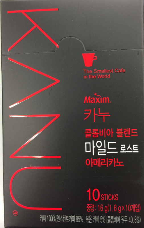동서식품 맥심 카누 콜롬비아 블렌드 마일드 로스트 1.6G x 10EA 썸네일 2