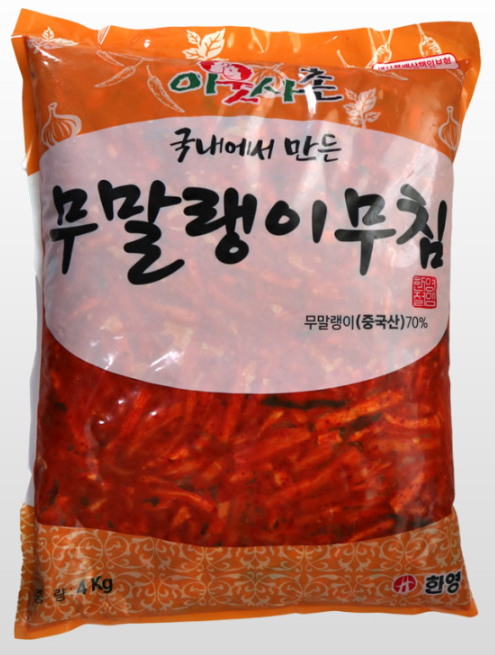 농업회사법인(주)초록들 무말랭이(무침)4KG 썸네일 2