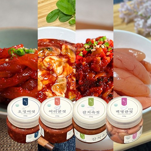 고바우 오징어젓 500g pet 썸네일 2