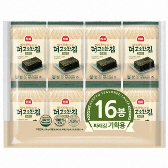 (주)사조해표 더 고소한김 파래김 5G x 16EA 썸네일 2