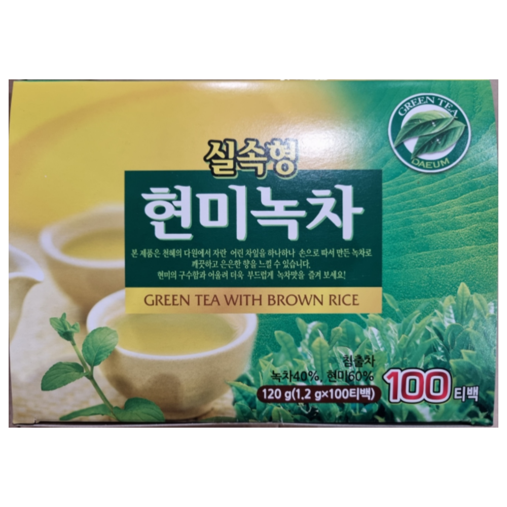 현미녹차 녹차엽50% 현미50% 120G 썸네일 2