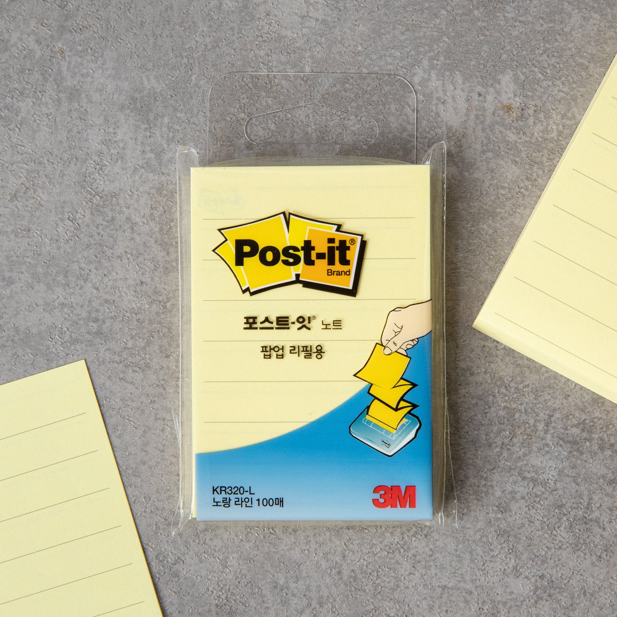3M/포스트잇/51*76mm/노랑/656 썸네일 3