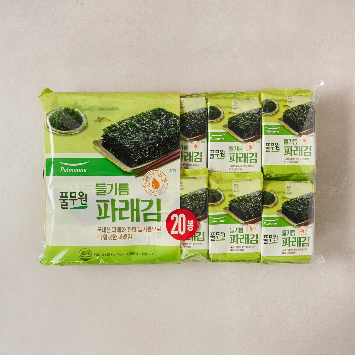 옛맛그대로 파래김12봉+12봉 5G x 6EA 썸네일 3