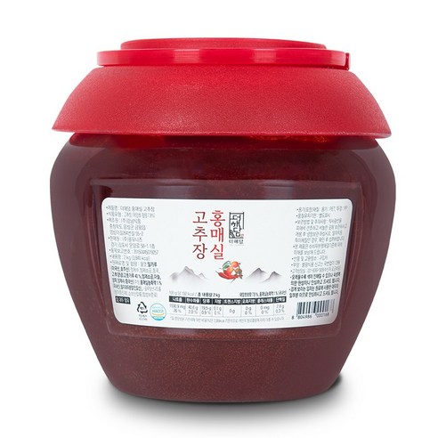 (주)진미식품 국산 통쌀 태양초 고추장 1kg(1+1) 썸네일 2