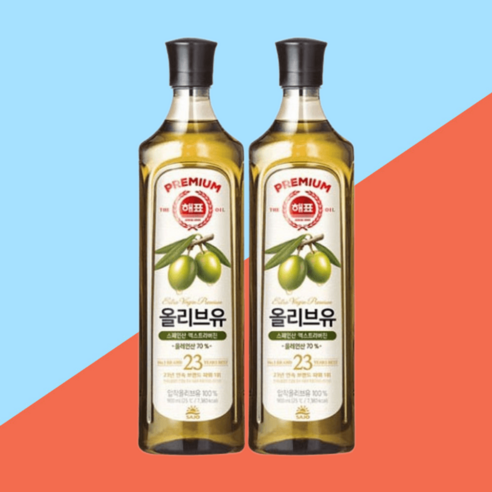 해표압착올리브유900ml 썸네일 2