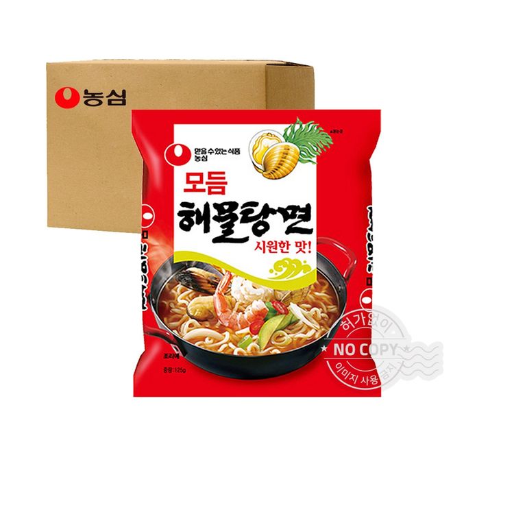 농심 모듬 해물탕면 시원한맛 125G 썸네일 3