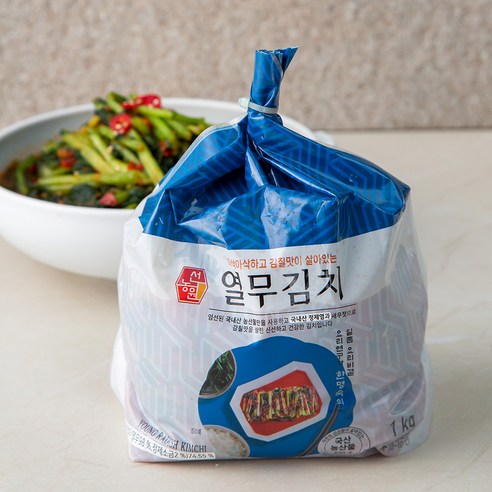 이마트 먹는해양심층수로담근 열무김치 1kg 썸네일 3