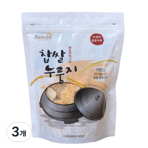 태경농산(주) 롯데마트랑 가마솥정통누룽지6입 180G 썸네일 3