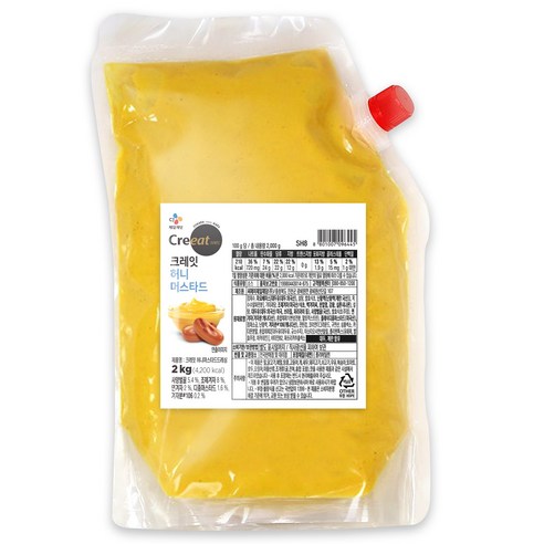 (주)예우당에프에스 허니머스타드드레싱소스 2kg 썸네일 3