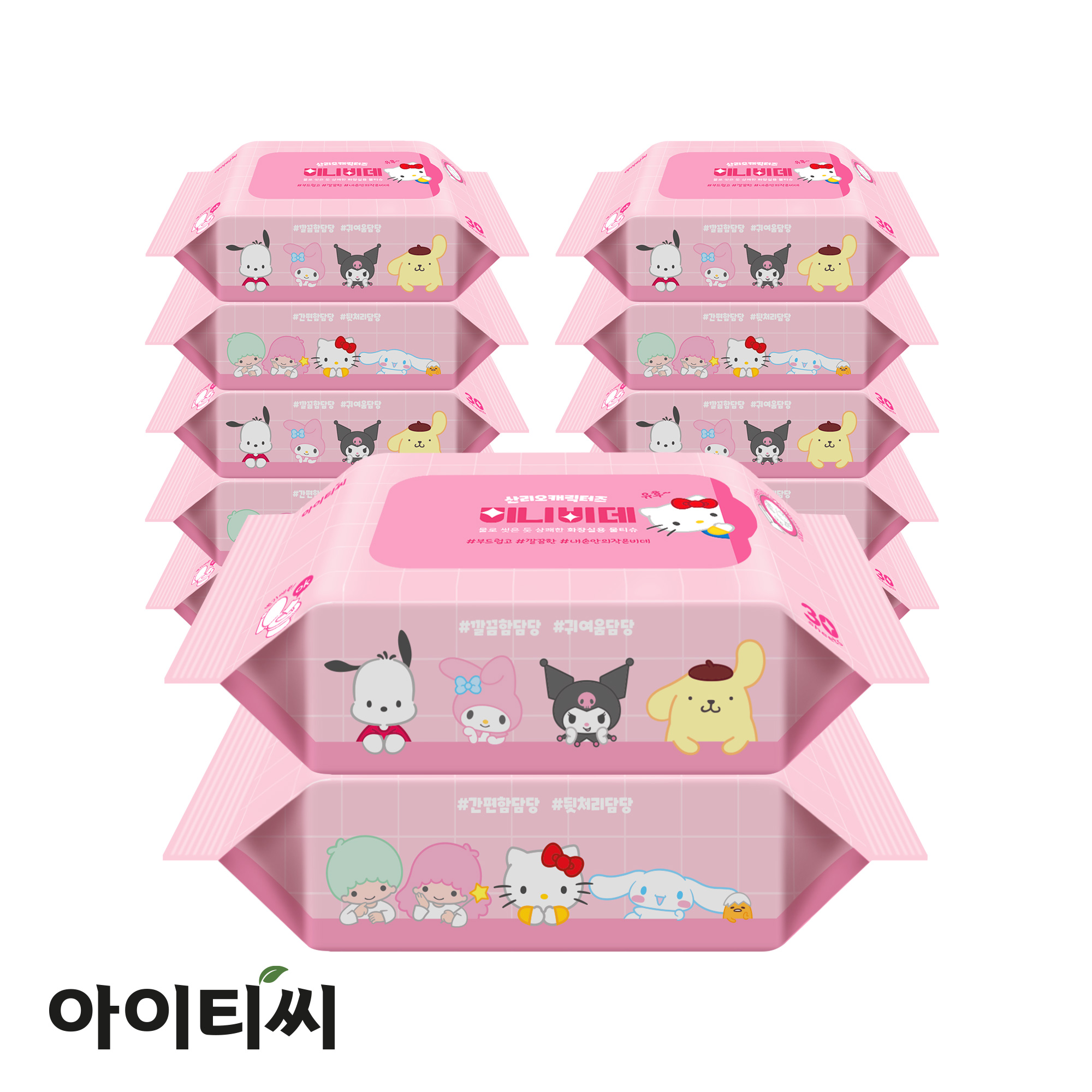 물티슈30매/미니비데/산리오 썸네일 2