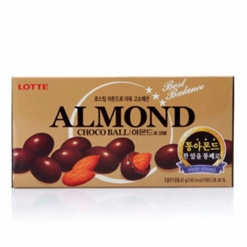롯데 아몬드초코볼 77G 썸네일 3