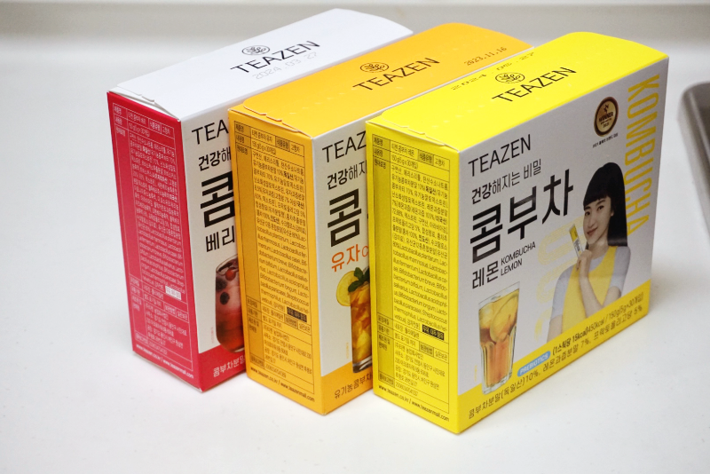 티젠 스파클링 아이스티 레몬 유자 182G x 14EA 썸네일 2