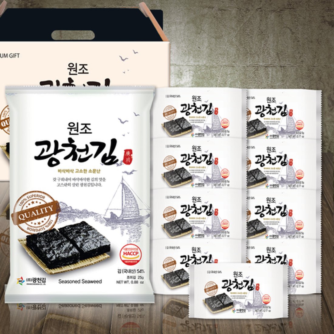 광천재래전장김30g*3봉 썸네일 3