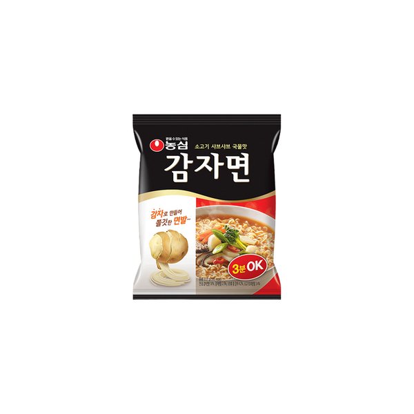 농심 감자면(1000원)117G*4 - VINYL 썸네일 2