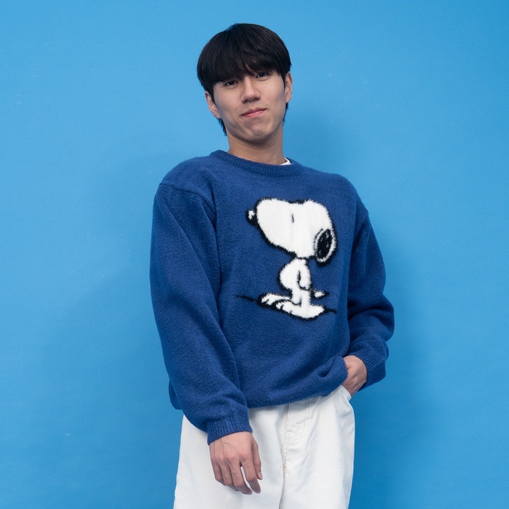 블루(라인) / 스누피 좌철수첩L 썸네일 2