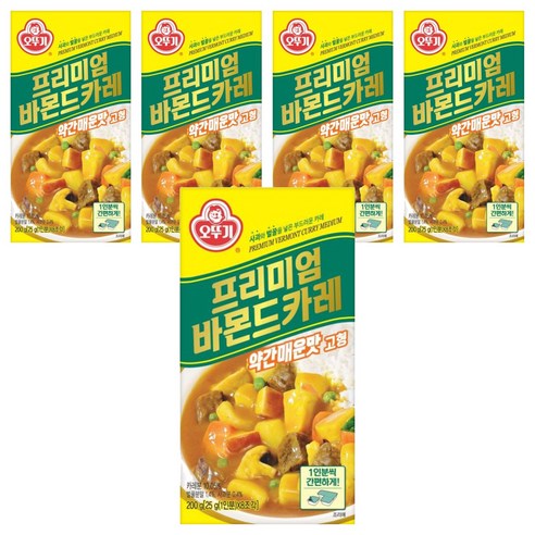 프리미엄바몬드카레 약간매운맛240G(고형) 썸네일 2