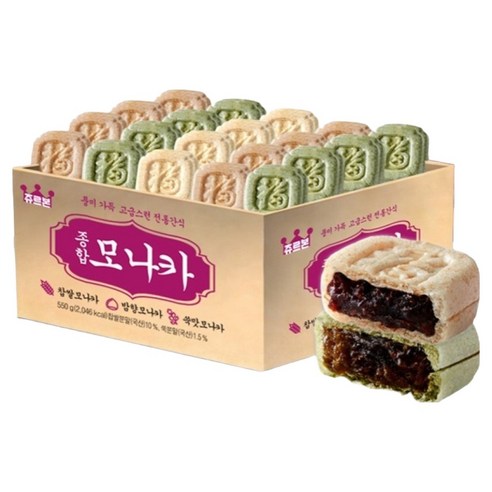 종합모나카 찹쌀맛, 밤맛, 쑥맛 800G 썸네일 3