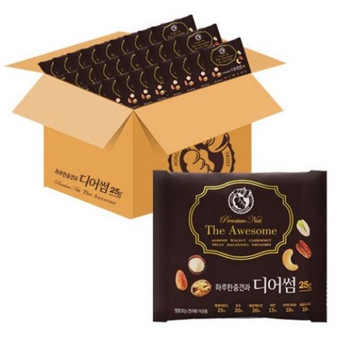 (주)풍요론 햇살가득 구름빵패밀리견과 25G x 60EA 썸네일 2