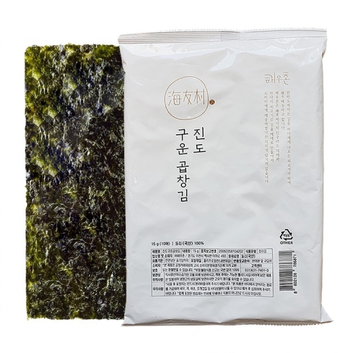 해우촌 프리미엄청파래김(4.5G*12)10매*12 - FOIL BAG 썸네일 2