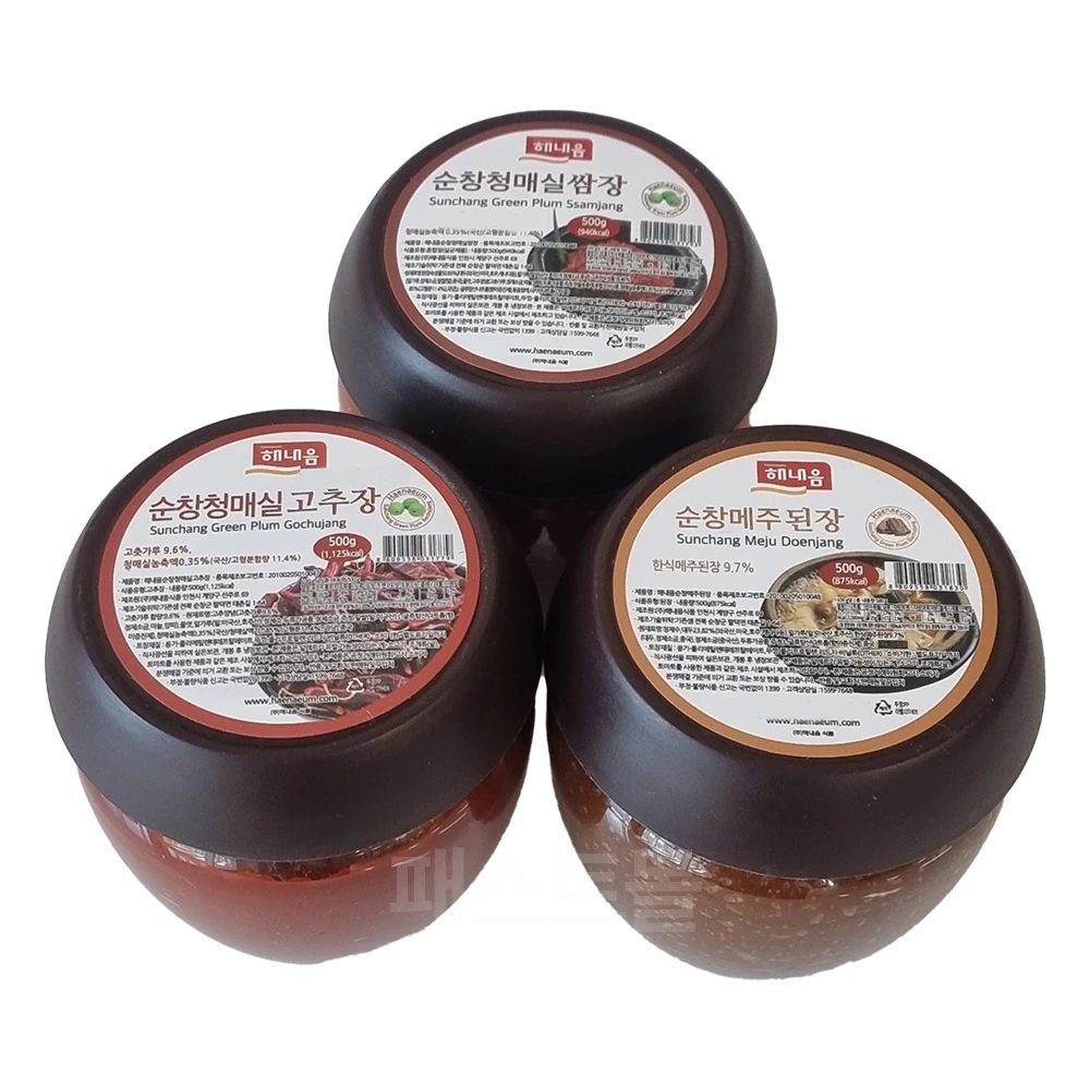 상촌식품 쌈장,양념된장,매실고추장 장류기획세트 230g * 2, 240g * 1 썸네일 2