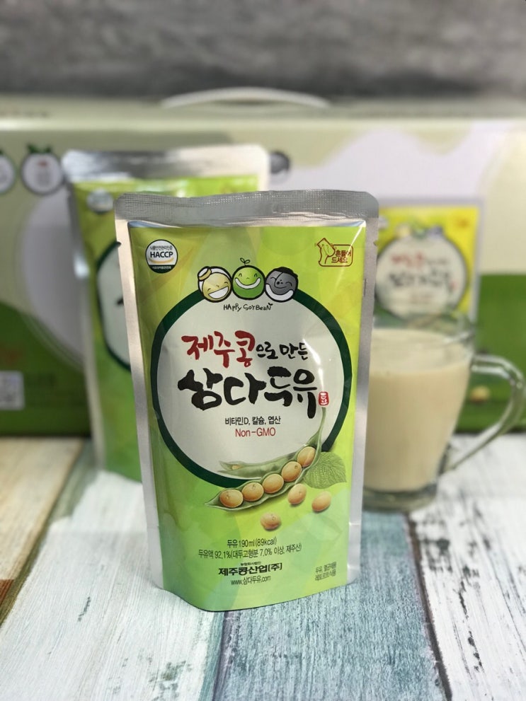 제주콩산업 삼다두유 190ml*32파우치 썸네일 2