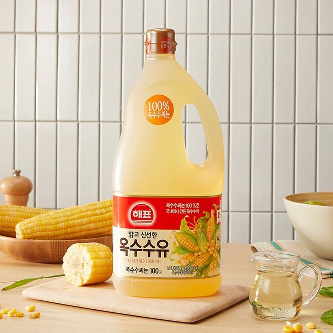 백설 옥수수유 1.8L 썸네일 2
