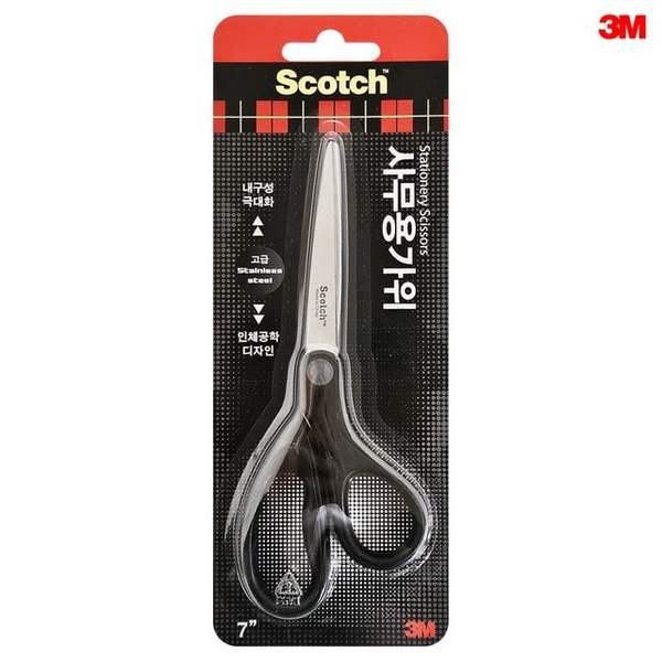 3M/사무용가위/7인치/블랙 썸네일 2
