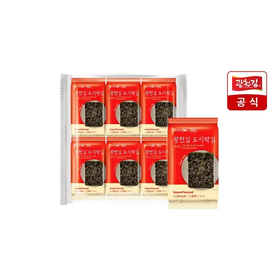 (주)해원식품 한산모시맛김 5g 36봉 썸네일 3