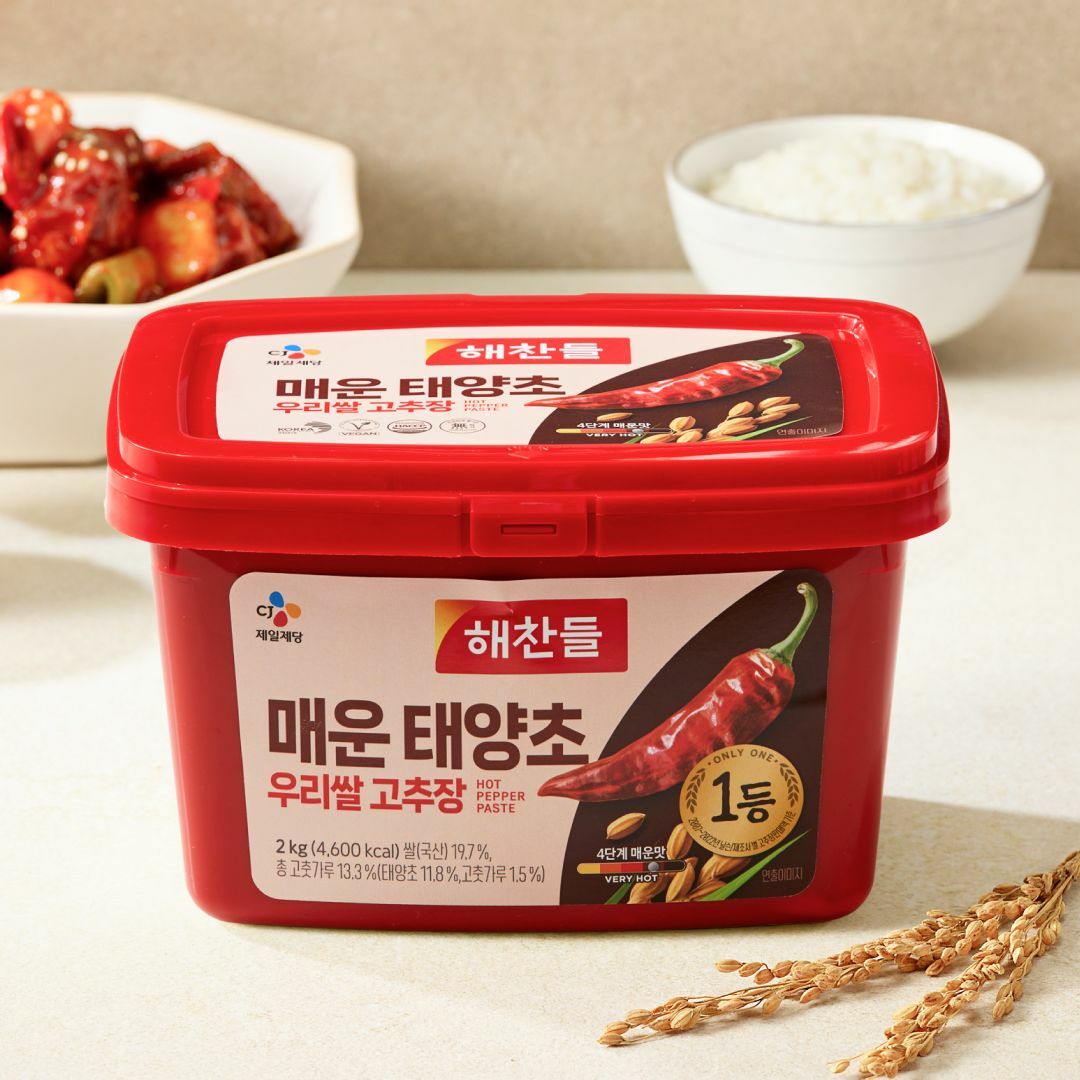 해찬들우리쌀태양초매운고추장 2Kg 썸네일 2